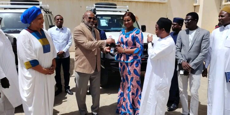 Tchad : Deux véhicules offerts au MATUH pour renforcer ses activités sur le terrain