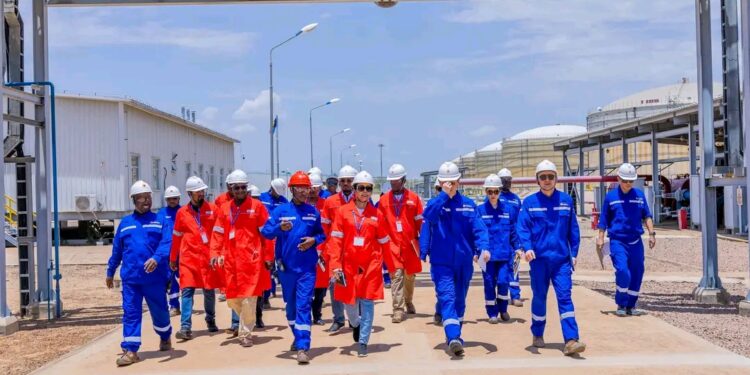 Tchad : La Ministre du pétrole visite le site pétrolier de Rônier