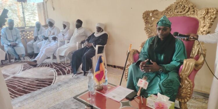 Sila : Le Sultan Moustapha Seid Brahim dirige une réunion à Goz-Beïda
