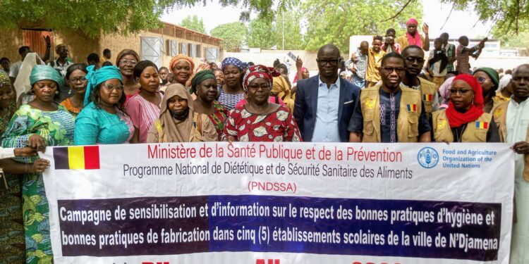 N’Djaména : Sensibilisation à l’hygiène alimentaire, le PNDSSA investit l’école de Chagoua FDAR