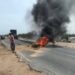 N’Djaména : Un accident de la route mortel près de Toukra cause l’embrasement d&rsquo;une moto