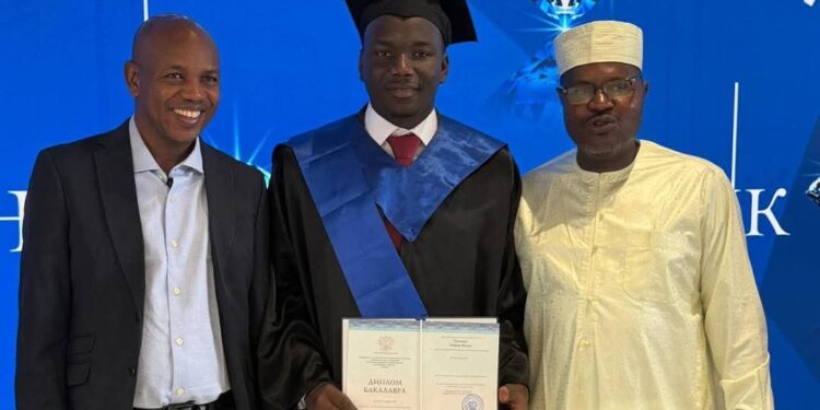Tchad : Un étudiant tchadien brille au sommet de l’excellence académique à l’Université RUDN à Moscou