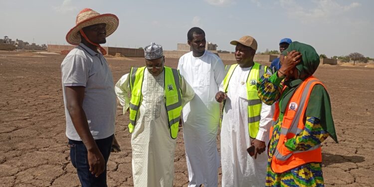 N&rsquo;djamena : Visite du site du futur Marché à Bétail du 1er Arrondissement