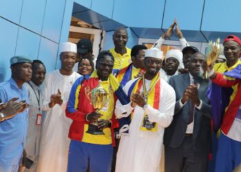 Tchad : Accueil triomphal des jeunes basketteurs Sao U18, sacrés champions de la Zone 4