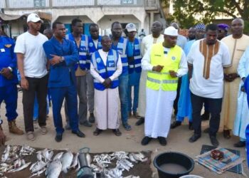 ​N’Djaména : Sensibilisation à la propreté urbaine, le Maire Senoussi Hassana Abdoulaye au Canal des Jardiniers