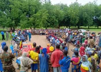 Moundou : tournée de sensibilisation du sous-préfet de Moundou Rural pour la paix sociale dans le canton de Kaga