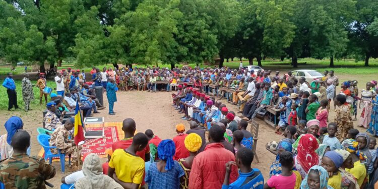 Moundou : tournée de sensibilisation du sous-préfet de Moundou Rural pour la paix sociale dans le canton de Kaga