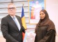 Tchad : Le nouveau Directeur pays du PAM présente ses copies figurées à la Ministre déléguée Fatimé Aldjineh Garfa