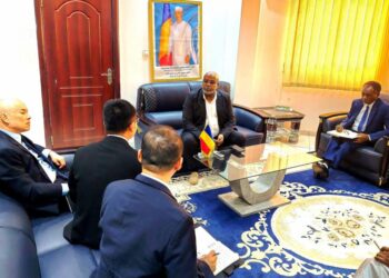Tchad : L&rsquo;achèvement de l&rsquo;Hôtel Toumaï Palace au cœur des échanges entre le ministre de l&rsquo;Urbanisme et l&rsquo;ambassadeur de Chine