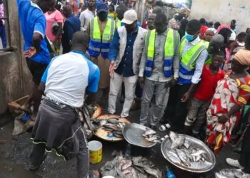 N’Djaména : Renforcement de l&rsquo;hygiène dans les marchés, la police sanitaire municipale sensibilise les vendeurs