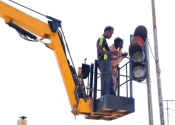Abéché : Restauration des feux de signalisation endommagés par la municipalité