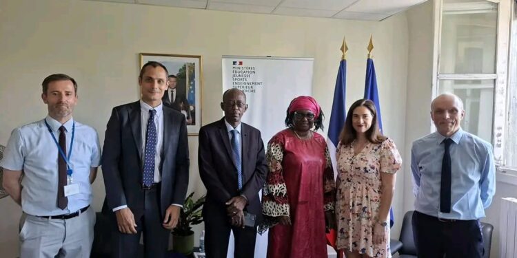 En mission à Paris, la secrétaire d&rsquo;État à l&rsquo;éducation nationale rencontre plusieurs hautes personnalités