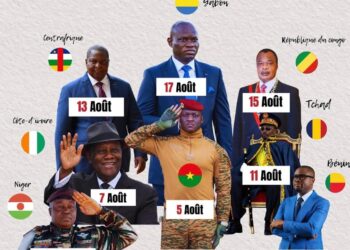 Afrique : le mois d&rsquo;août, symbole des indépendances de 1960