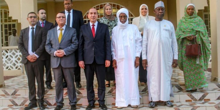 Tchad : Le président du CESCE et son homologue du CNESE d’Algérie reçus par l’ancien président de la République, S.E. Goukouni Weddeye