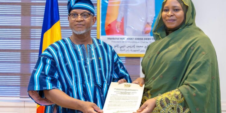 🇹🇩 #Diplomatie : Le  Ghana renforce ses liens avec le Tchad par la remise des copies figurées du nouvel ambassadeur