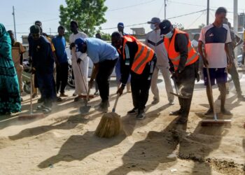 N’Djaména : Adoum Hassan Djimet et Ousmane Bremé unissent leurs forces pour un 7ᵉ arrondissement plus propre