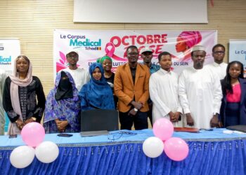 Tchad : Octobre Rose, Corpus Médical Tchad lance une campagne axée sur la prévention du cancer du sein